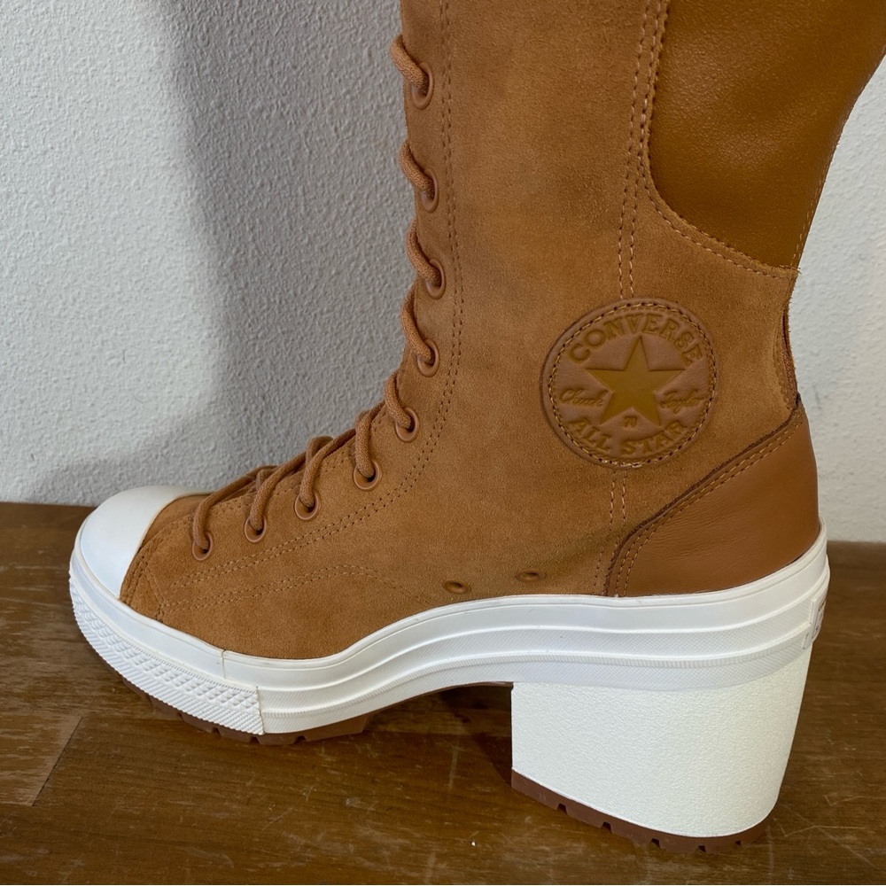 Converse Chuck 70 De Luxe Heel XX High Platform Suede Cowboy - Women’s Size 7.5 - Picture 11 of 16